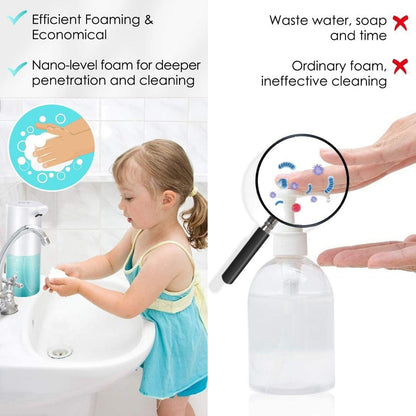 Automatic Liquid Soap Dispenser USB Rechargeable Foaming Touchless Hand Free Portable Foam Soap Dispenser for Bathroom Kitchen - DunbiBeauty, LLC