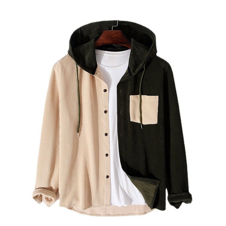 Autumn New European And American Casual Men's Jacket Hooded Long-sleeved Men's Top Coat - DunbiBeauty, LLC