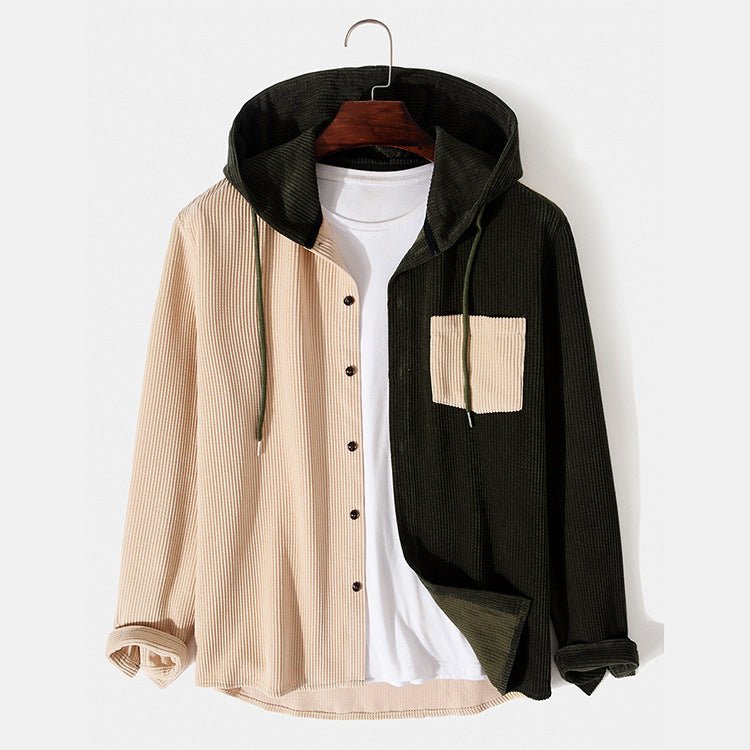 Autumn New European And American Casual Men's Jacket Hooded Long-sleeved Men's Top Coat - DunbiBeauty, LLC