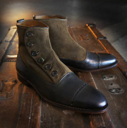 Autumn New Low Heel Men's Business Boots - DunbiBeauty, LLC