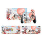 Nintendo Switch Game Console Stickers ｜PVC -Love Up in a Hot Air Balloon, Paris, Eiffel Tower, Dove, Flowers, Girl, Sky, Hearts (Designed by Dunbi)