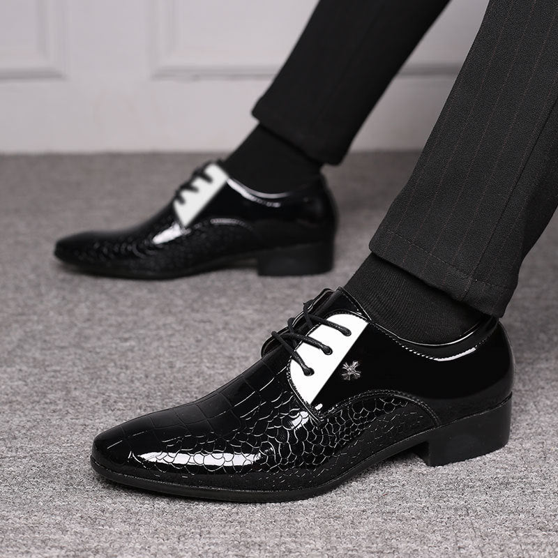 Winter New Style Leather Shoes Men's Business Formal Shoes