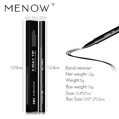 MENOW Three Way Tip Eyeliner and Brow Pen Hypersku