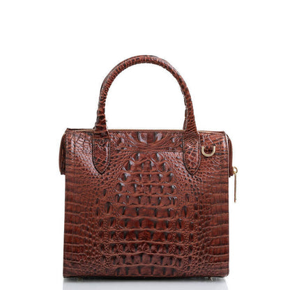 Retro Crocodile Pattern Crossbody Bag Kiwidrop