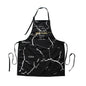 Nordic Cotton Apron Black White Marble Cooking Aprons For Men Women with Big Pocket Bib Overalls Kitchen Baking Accessories Larnt