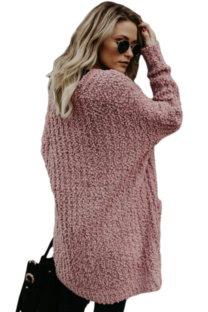 Pebble Beach Textured Cardigan Kiwidrop