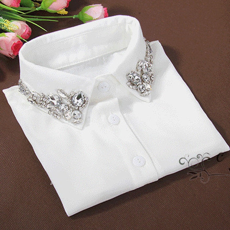 Vintage White Detachable Collar Zendrop