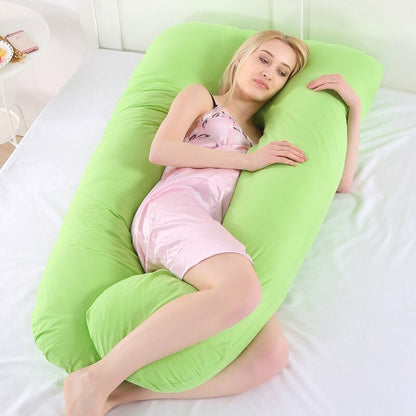 Maternity Pregnant Women Sleeping Support Pillow Cotton Pillowcase U Shape Pillows Pregnancy Side Sleeper Bedding Larnt