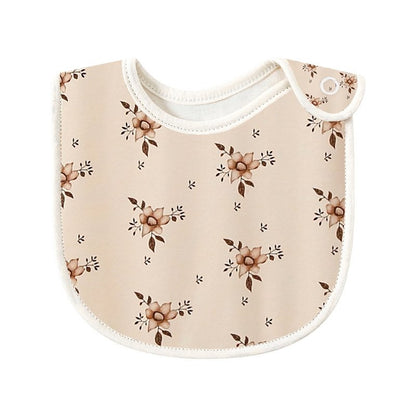 Baby Allover Print Cotton Saliva Bib - DunbiBeauty, LLC