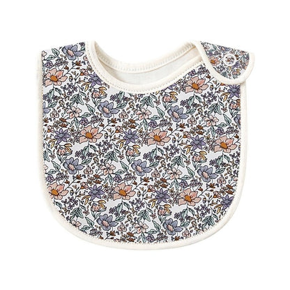 Baby Allover Print Cotton Saliva Bib - DunbiBeauty, LLC