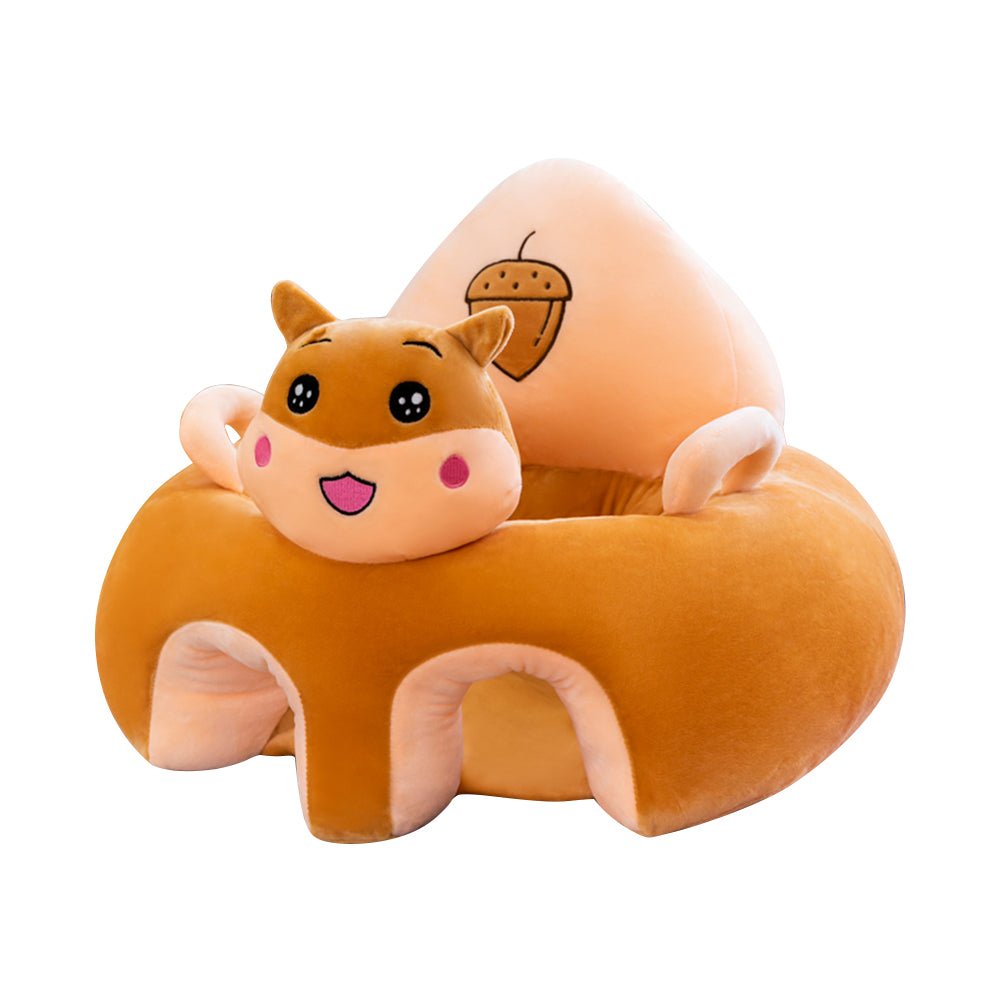 Baby Sofa Infant Seat Soft Cute Learning Sitting Chairs Learning Sitting For Soft Chair Cushion New Animal Plush Gift - DunbiBeauty, LLC