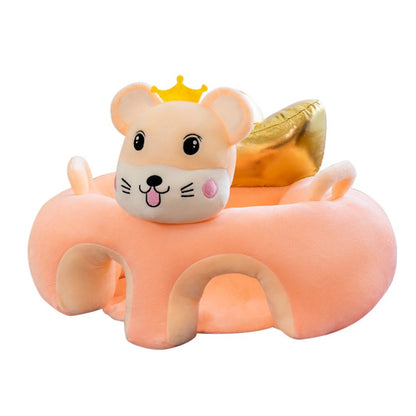 Baby Sofa Infant Seat Soft Cute Learning Sitting Chairs Learning Sitting For Soft Chair Cushion New Animal Plush Gift - DunbiBeauty, LLC