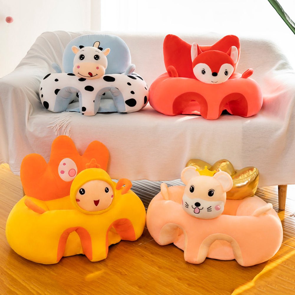 Baby Sofa Infant Seat Soft Cute Learning Sitting Chairs Learning Sitting For Soft Chair Cushion New Animal Plush Gift - DunbiBeauty, LLC