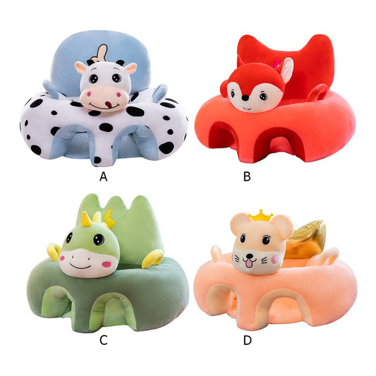 Baby Sofa Infant Seat Soft Cute Learning Sitting Chairs Learning Sitting For Soft Chair Cushion New Animal Plush Gift - DunbiBeauty, LLC