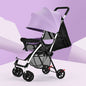 Baby stroller children ultra light portable can sit lie summer simple folding BB four-wheeled umbrella trolley - DunbiBeauty, LLC