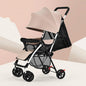 Baby stroller children ultra light portable can sit lie summer simple folding BB four-wheeled umbrella trolley - DunbiBeauty, LLC