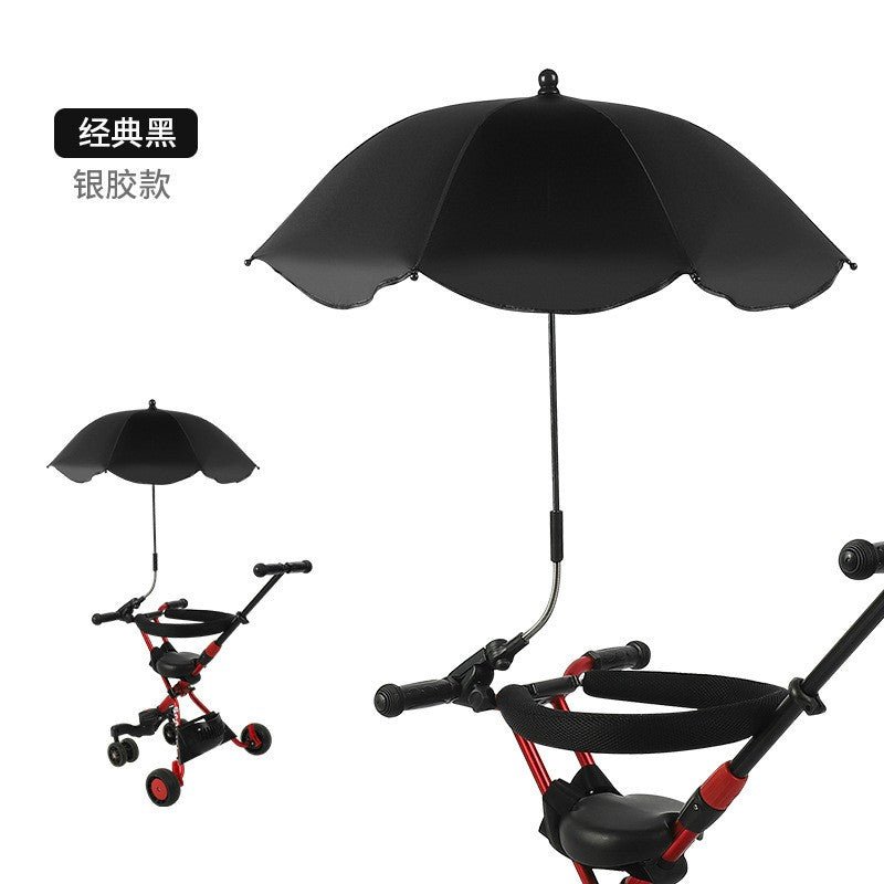 Baby Stroller Umbrella Nylon Anti-UV Sun Canopy Cover 360 Adjustable Pram Kid Umbrellas Stretch Stand Holder Stroller Accessorie - DunbiBeauty, LLC