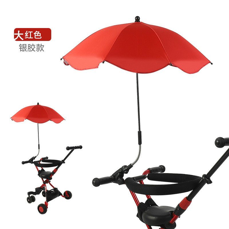 Baby Stroller Umbrella Nylon Anti-UV Sun Canopy Cover 360 Adjustable Pram Kid Umbrellas Stretch Stand Holder Stroller Accessorie - DunbiBeauty, LLC