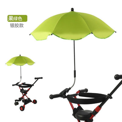 Baby Stroller Umbrella Nylon Anti-UV Sun Canopy Cover 360 Adjustable Pram Kid Umbrellas Stretch Stand Holder Stroller Accessorie - DunbiBeauty, LLC