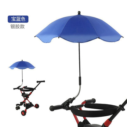 Baby Stroller Umbrella Nylon Anti-UV Sun Canopy Cover 360 Adjustable Pram Kid Umbrellas Stretch Stand Holder Stroller Accessorie - DunbiBeauty, LLC