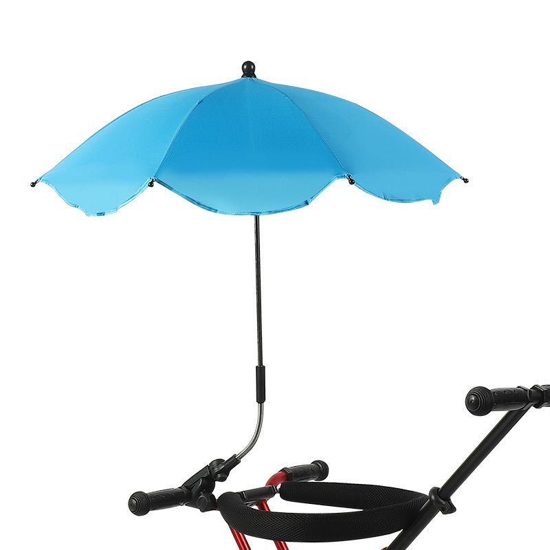 Baby Stroller Umbrella Nylon Anti-UV Sun Canopy Cover 360 Adjustable Pram Kid Umbrellas Stretch Stand Holder Stroller Accessorie - DunbiBeauty, LLC