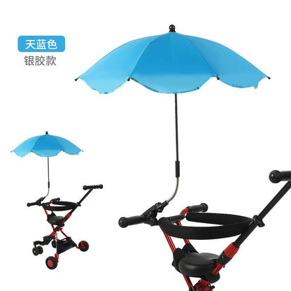 Baby Stroller Umbrella Nylon Anti-UV Sun Canopy Cover 360 Adjustable Pram Kid Umbrellas Stretch Stand Holder Stroller Accessorie - DunbiBeauty, LLC