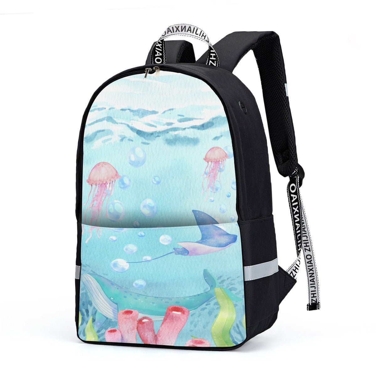 Backpack With Reflective Bar (Designed by Dunbi) - DunbiBeauty, LLC