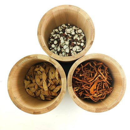 Bamboo Jar For Spices - DunbiBeauty, LLC