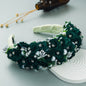 Baroque Pearl Floral Wide Width Headband - DunbiBeauty, LLC