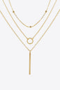 Basic Three-Piece Chain Necklace Set - DunbiBeauty, LLC