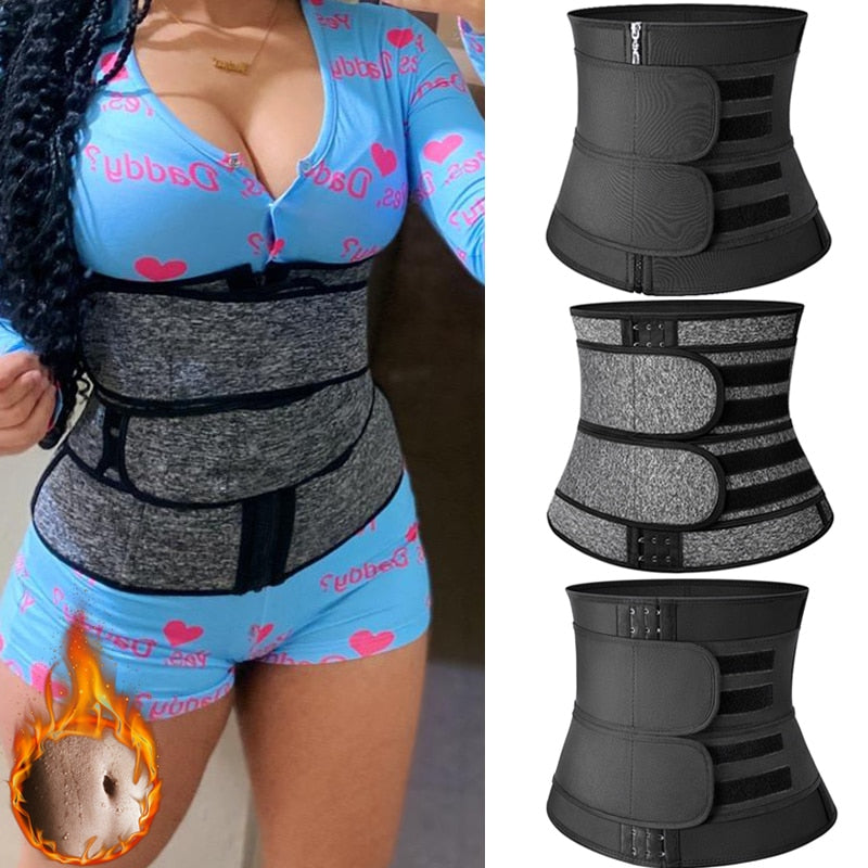 Steel Boned Waist Trainer Women Belly Shaping Trimmer Belt Zendrop