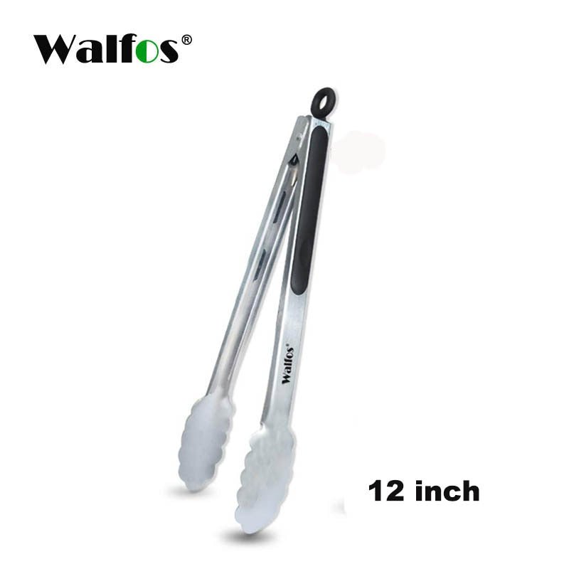 BBQ Grilling Tong Salad Serving Food Tong Stainless Steel Metal Kitchen Tongs Barbecue Cooking Locking Tong - DunbiBeauty, LLC