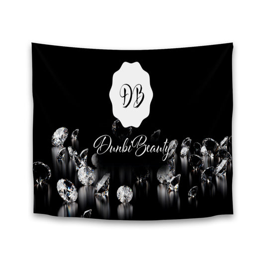 Tapestry(29×37inch) | Polyester - DUNBIBEAUTYLLC Logo (Designed by Dunbi)