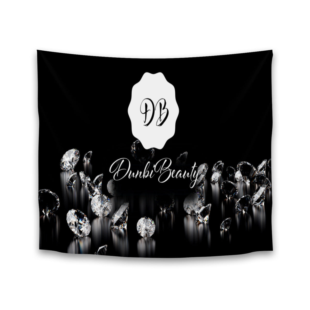 Tapestry(29×37inch) | Polyester - DUNBIBEAUTYLLC Logo (Designed by Dunbi)