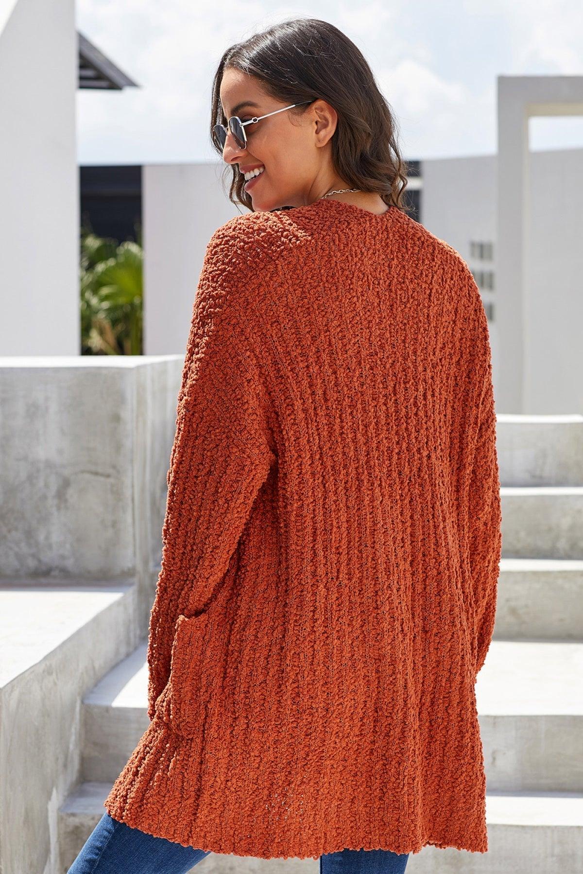 Pebble Beach Textured Cardigan Kiwidrop