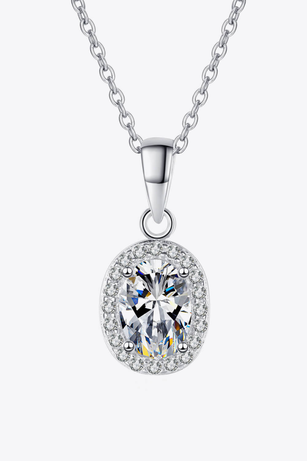 Be The One 1 Carat Moissanite Pendant Necklace - DunbiBeauty, LLC