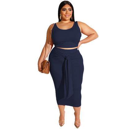 Women's Plus Size Tight-Fitting Sexy Straps Set Kiwidrop