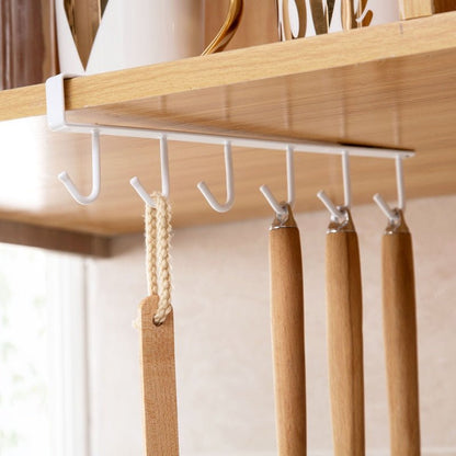 Bearing Stronger Free of Punch Storage Shelf Hanging Cap Paper Shelves Kitchen Iron Multifunction Hanger - 1 Piece - DunbiBeauty, LLC