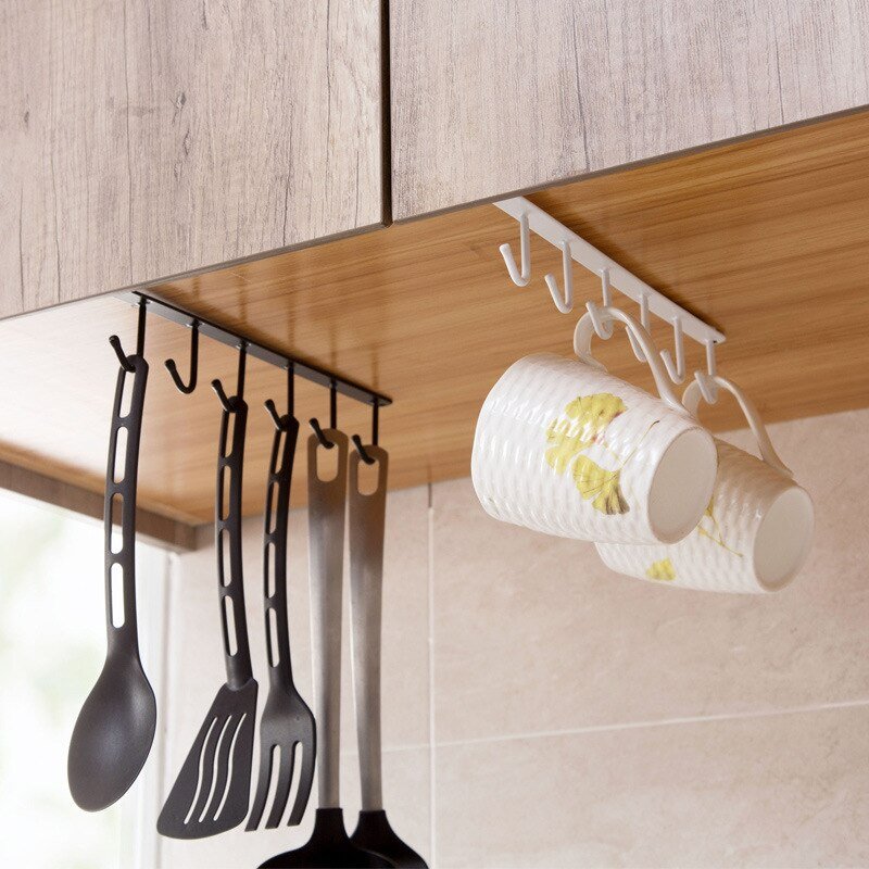 Bearing Stronger Free of Punch Storage Shelf Hanging Cap Paper Shelves Kitchen Iron Multifunction Hanger - 1 Piece - DunbiBeauty, LLC