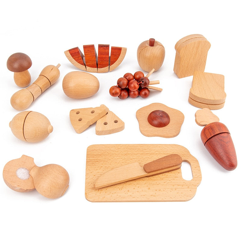 ⚠️ Log Wooden Kitchen Toy Zendrop