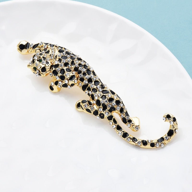 Big Leopard Brooch - DunbiBeauty, LLC