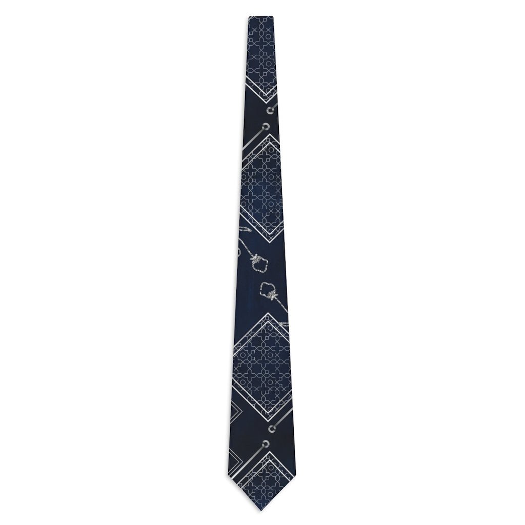 Blue Titanium Gentleman's Business Tie - DunbiBeauty, LLC