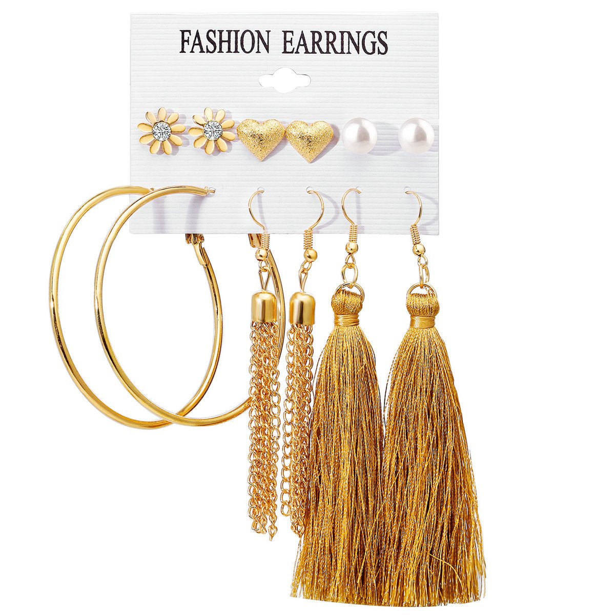 Bohemian Tassel Earring Set - DunbiBeauty, LLC