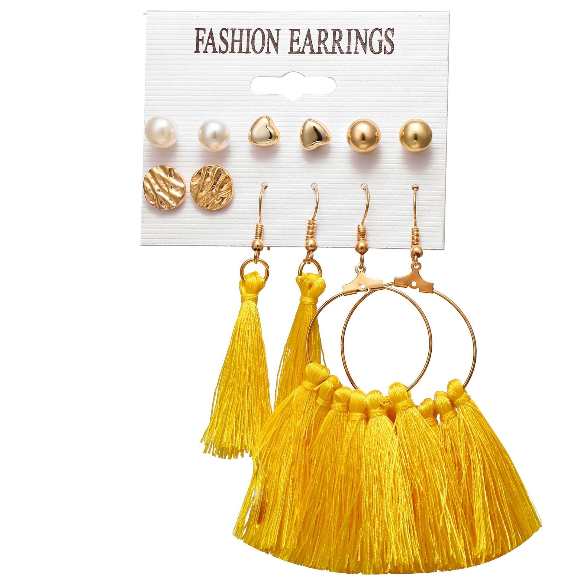 Bohemian Tassel Earring Set - DunbiBeauty, LLC