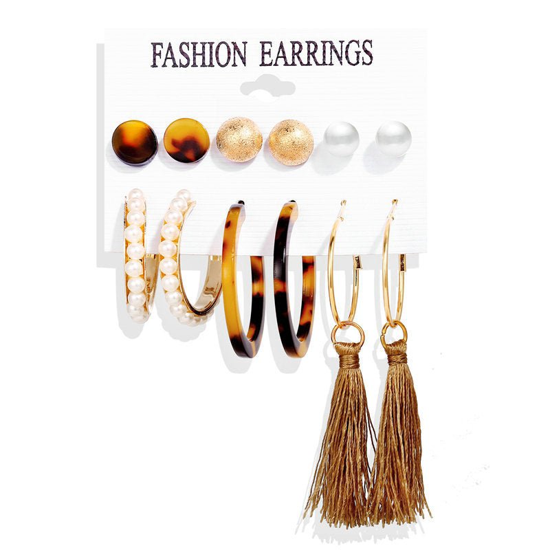 Bohemian Tassel Earring Set - DunbiBeauty, LLC