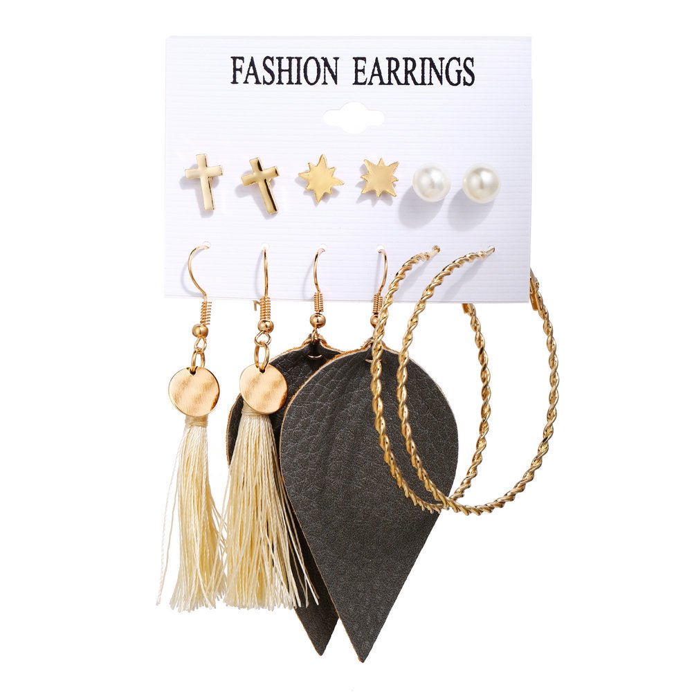 Bohemian Tassel Earring Set - DunbiBeauty, LLC