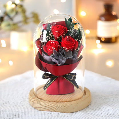 Bouquet Glass Cover Christmas Gift - DunbiBeauty, LLC