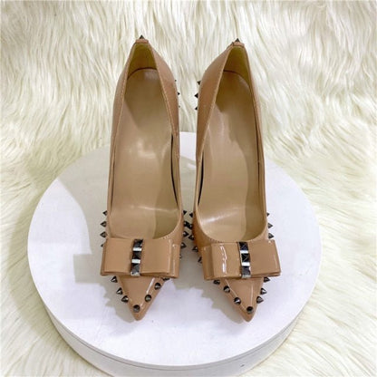 Bowknot Pointy Stilettos - DunbiBeauty, LLC