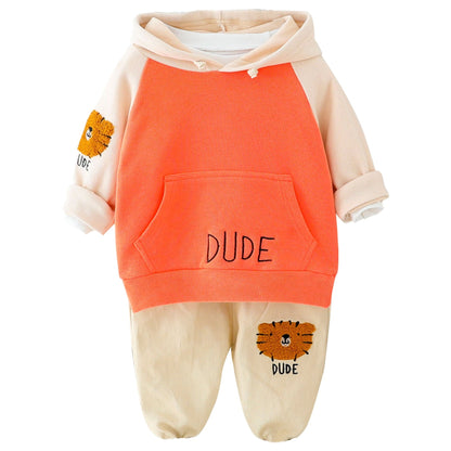 Boy's Cute Tiger Theme Sweat Suit - DunbiBeauty, LLC