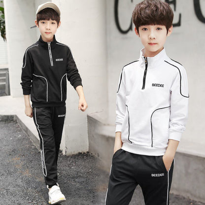 Boy's Sporty Sweat Suit - DunbiBeauty, LLC